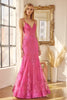 V-Neck Embroidered Lace Sleeveless Mermaid Long Prom Dress JT274 Sale