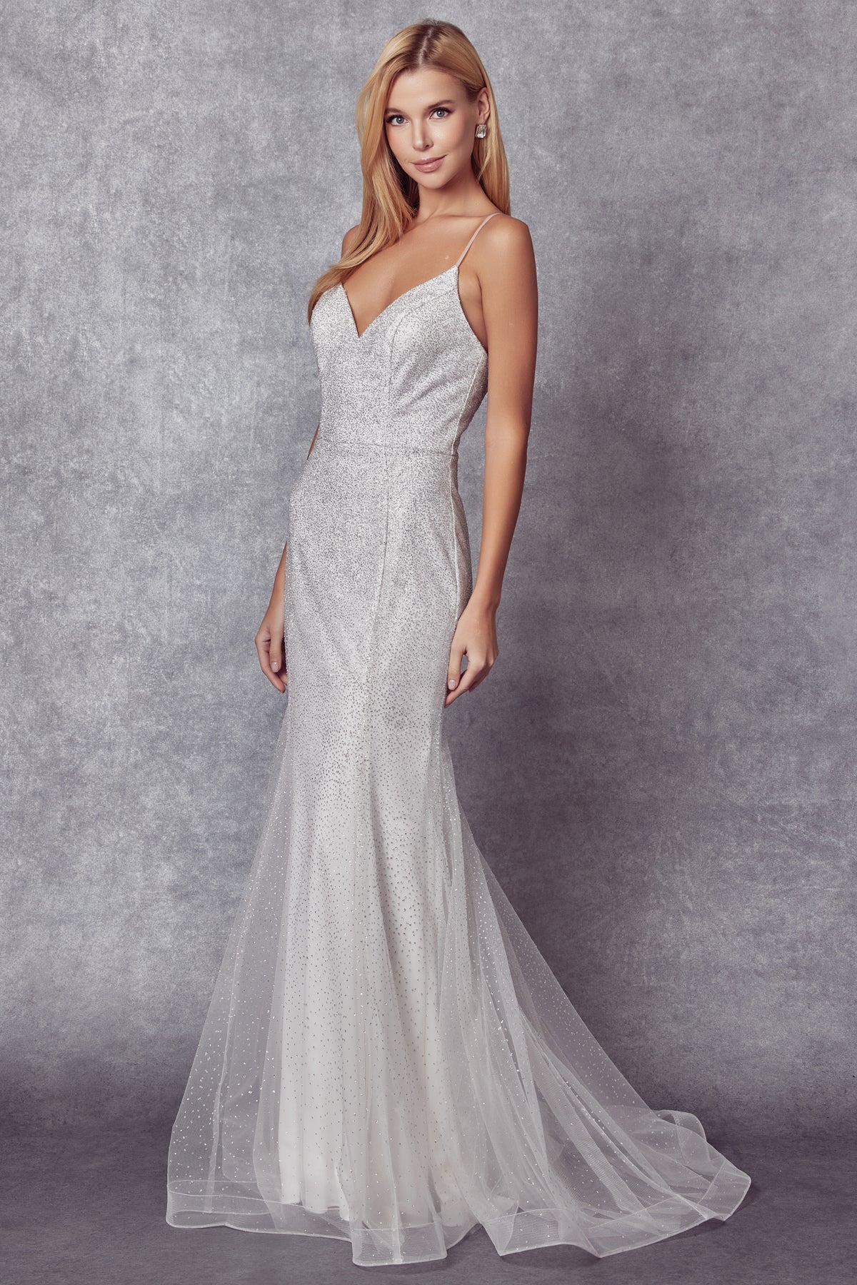 Mermaid Embroidered Lace Sweetheart Long Wedding Dress JT271 W-Wedding Dress-smcfashion.com