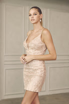 Embroidered Sequin Illusion Sweetheart Open U-Back Short Cocktail Dress JT870-Cocktail Dress-smcfashion.com