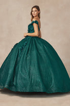 Floral Embroidered Tulle Sweetheart Long Quinceanera Dress JT1433-Quinceanera Dress-smcfashion.com