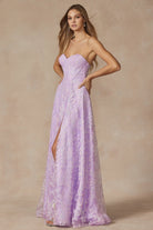 Butterfly Glitter Embroidered Corset Top Long Prom Dress JT2403-Prom Dress-smcfashion.com