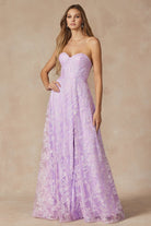 Butterfly Glitter Embroidered Corset Top Long Prom Dress JT2403-Prom Dress-smcfashion.com