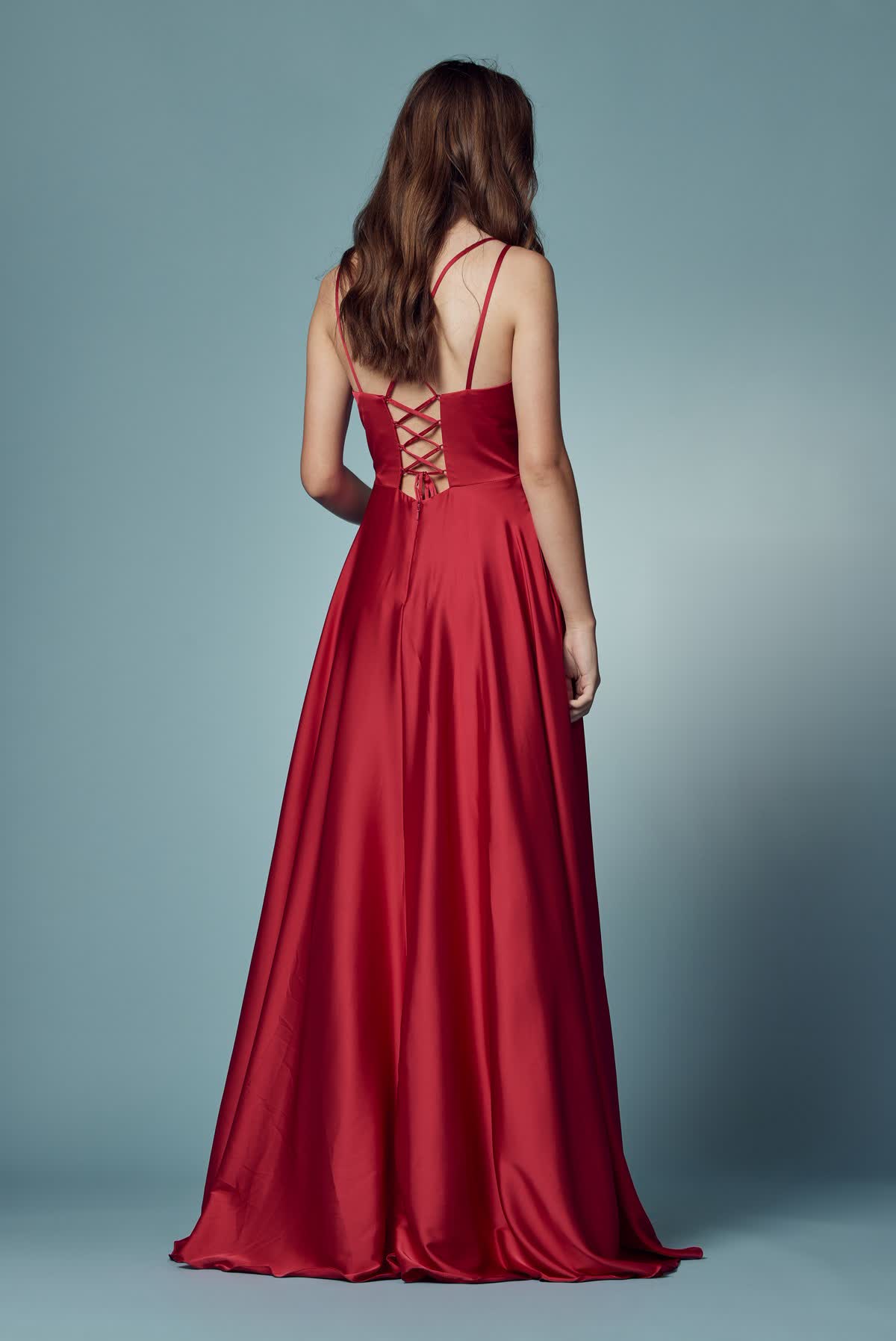 Double Breasted High Slit Long Bridesmaid & Prom Dress NXE1020-Prom Dress-smcfashion.com