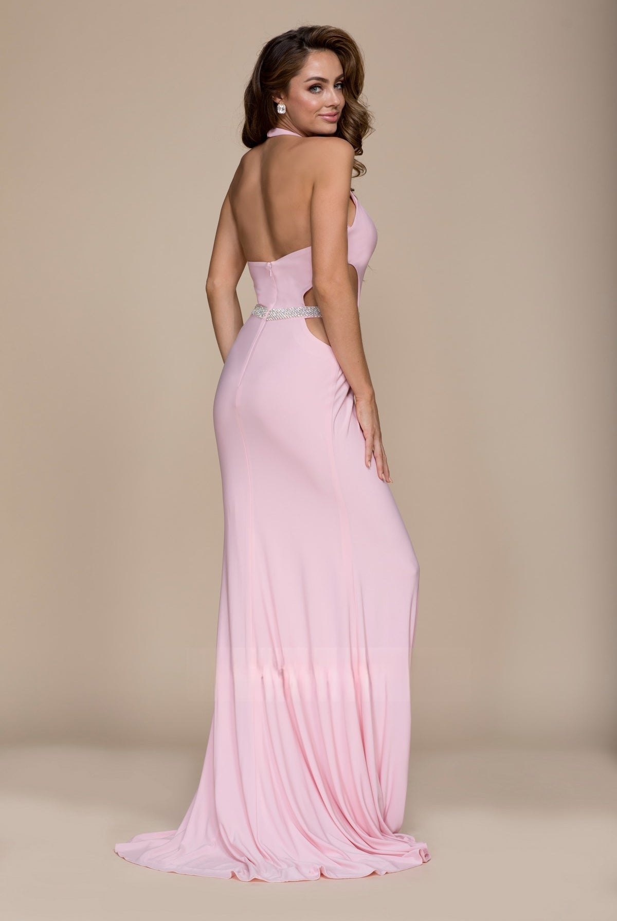 Straps Mermaid Tiered Skirt Long Prom Dress NXA046-Prom Dress-smcfashion.com
