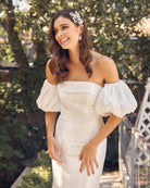 Off Shoulder Mermaid Open Back Long Wedding Dress NXJE966-Wedding Dress-smcfashion.com
