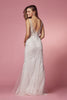 Embroidered Bodice Mermaid Long Wedding Dress NXA398W