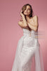 Lace & Beads Embroidered Mermaid Long Wedding Dress NXF485W