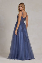 A-Line Embroidered Bodice Sweetheart Open Back Long Prom Dress NXT1082-Prom Dress-smcfashion.com