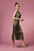 Cowl Neck Satin Open Back Midi Prom & Evening Dress NXR1027-Evening Dress-smcfashion.com