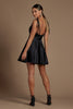 Open Back Satin Fit Short Homecoming & Cocktail Dress NXR701