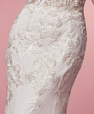 Lace High Neck Mermaid Long Wedding Dress NXW901-Wedding Dress-smcfashion.com