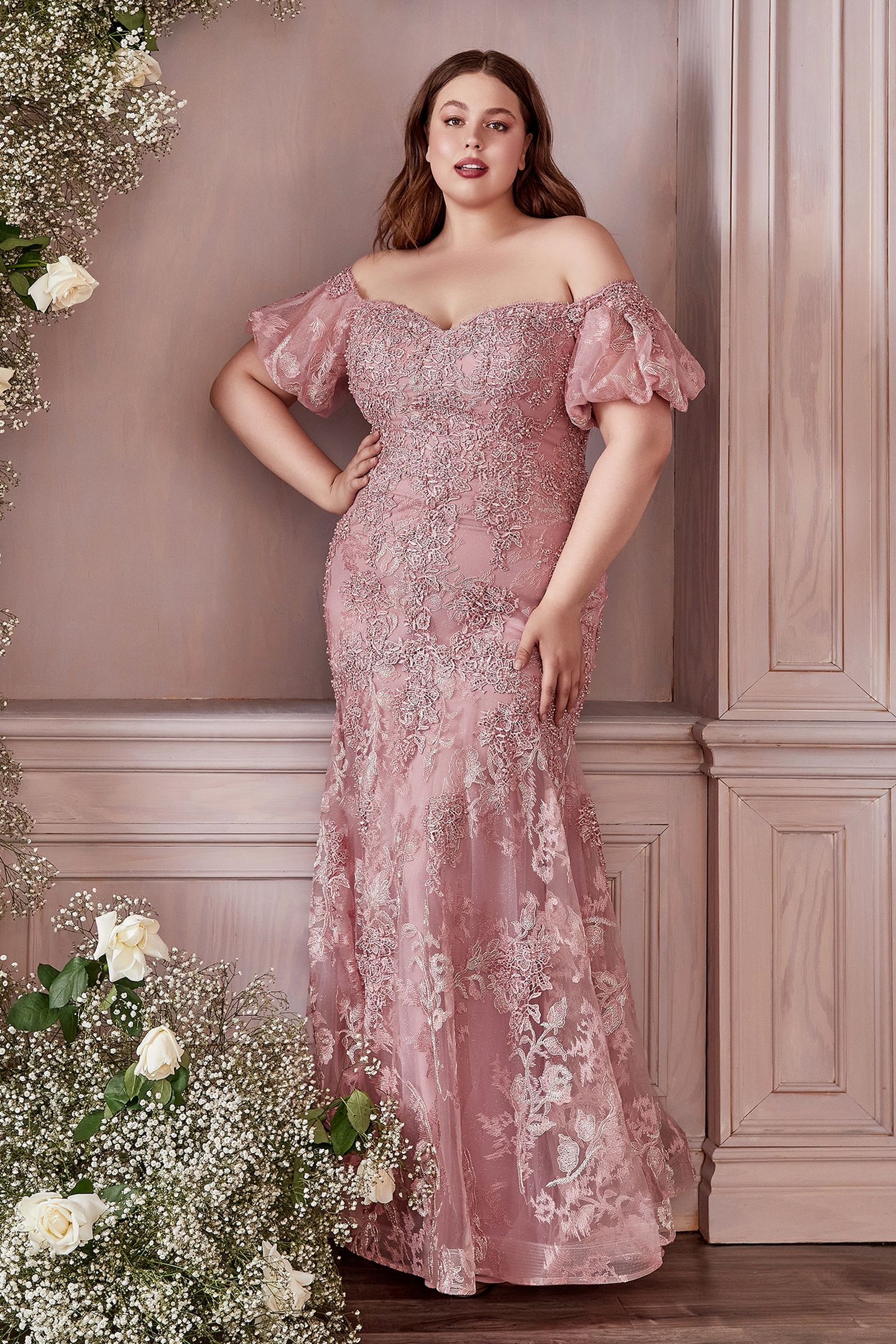 Maxi Dress Off The Shoulder Dusty Rose Dress Sleeve Off Shoulder