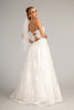 Floral Embroidered Lace-Up Mesh Wedding Gown Sweetheart Neckline GLGL1985