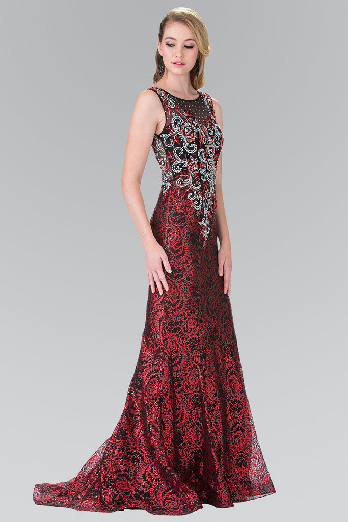 Beads Embroidered Sequin Long Dress GLGL2341 Sale