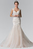 Lace Embellished Mermaid Style Wedding Dress GLGL2367