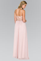 Full Sequin Top Chiffon Long Dress GLGL2416-PROM-smcfashion.com