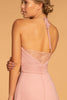 Halter Neck Chiffon Long Dress GLGL2606