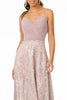 Sweetheart Neckline Lace A-Line Long Dress Cut-Out-Back GLGL2667