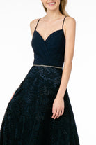 Sweetheart Neckline Lace A-Line Long Dress Cut-Out-Back GLGL2667-PROM-smcfashion.com