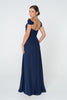 Chiffon Ruched Sweetheart Long Dress GLGL2824