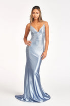 Sweetheart Beads Embellished Satin Mermaid Dress GLGL3045-PROM-smcfashion.com