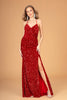 Halter Neck Velvet Sequin Long Dress Ruched Bodice GLGL3080