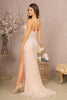 Sequin Glitter Asymmetric Mermaid Dress Long Waist Mesh Layer GLGL3133