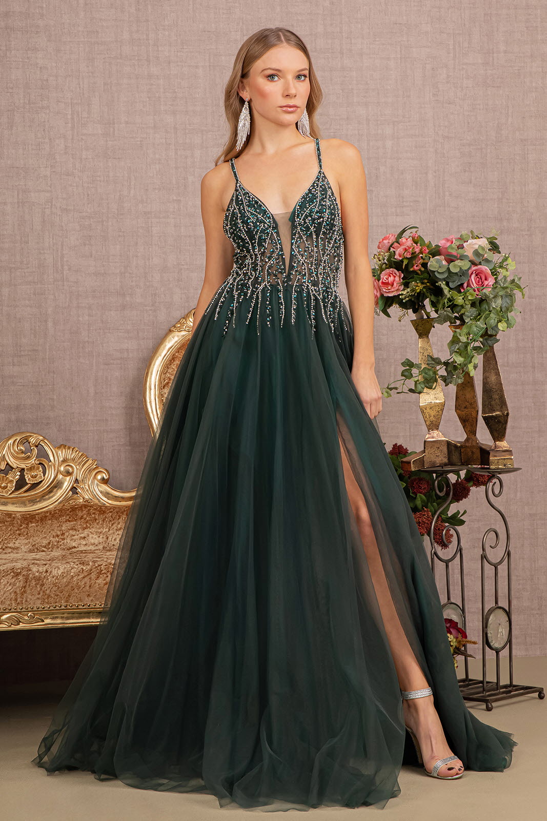 Jewel Bead Illusion Sweetheart Sheer Bodice Mesh A-line Long Prom Dres smcfashion.com Jewel Bead Illusion Sweetheart Sheer Bodice Mesh A-line Long Prom Dres smcfashion.com