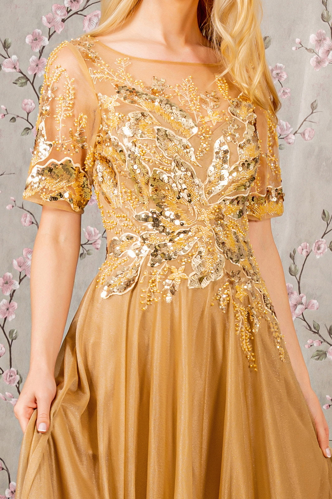 Crystal Embellished Power Mesh Jersey Midi Dress | Karen Millen